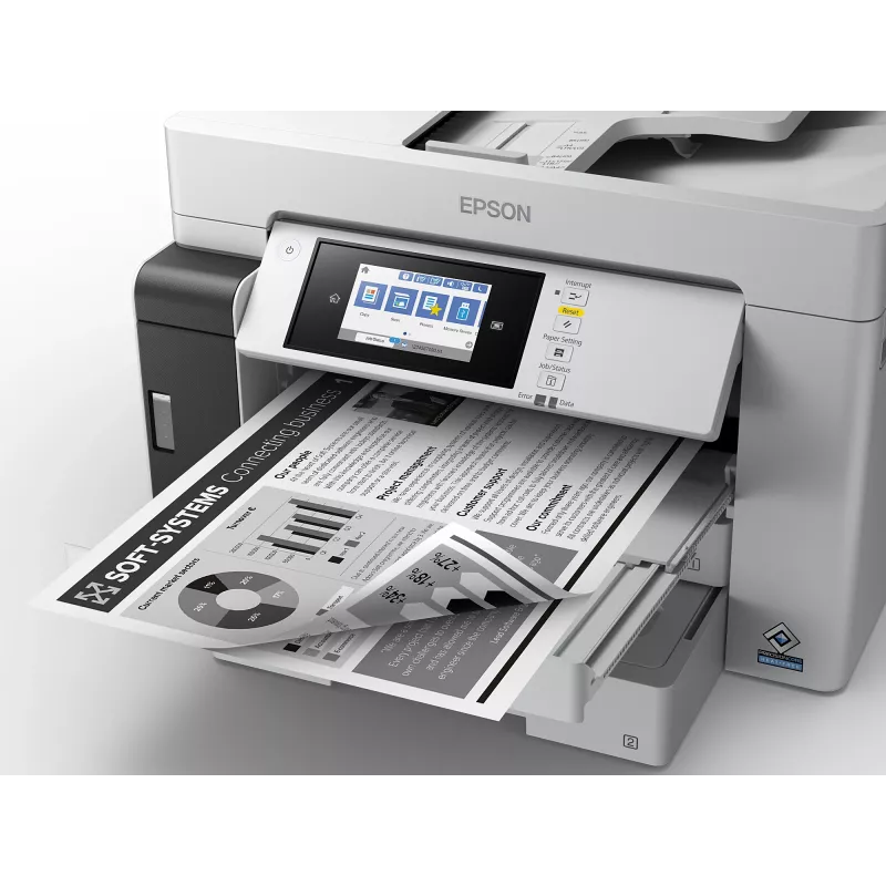 Multifunktionsgerät Epson M15180 — monochromer Tintendruck, 4800x1200 DPI, Farbscan 1200x1200, A4, Wi‑Fi, Ethernet, Duplex