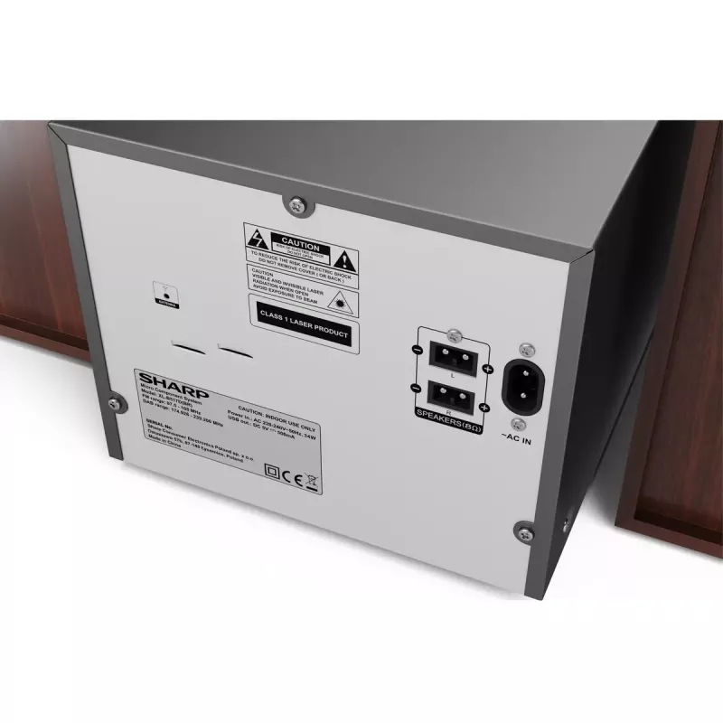 Sharp XL-B517D Home-Audio-Mikrosystem 45 W Braun