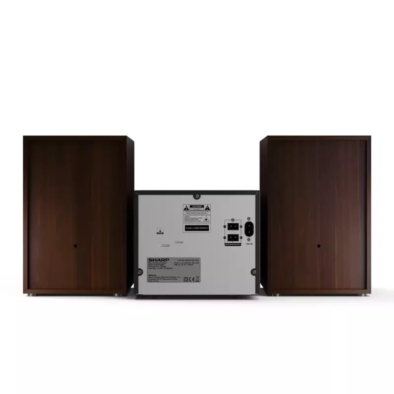 Sharp XL-B517D Home-Audio-Mikrosystem 45 W Braun