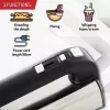 Handmixer Adler AD 4225 — 5 Geschwindigkeiten, Turbo, 300 W, Edelstahl/Silber-Schwarz, Rührbesen und Knethaken