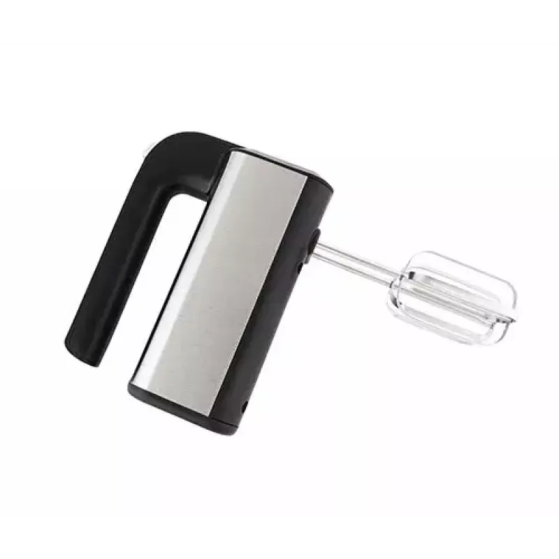 Handmixer Adler AD 4225 — 5 Geschwindigkeiten, Turbo, 300 W, Edelstahl/Silber-Schwarz, Rührbesen und Knethaken