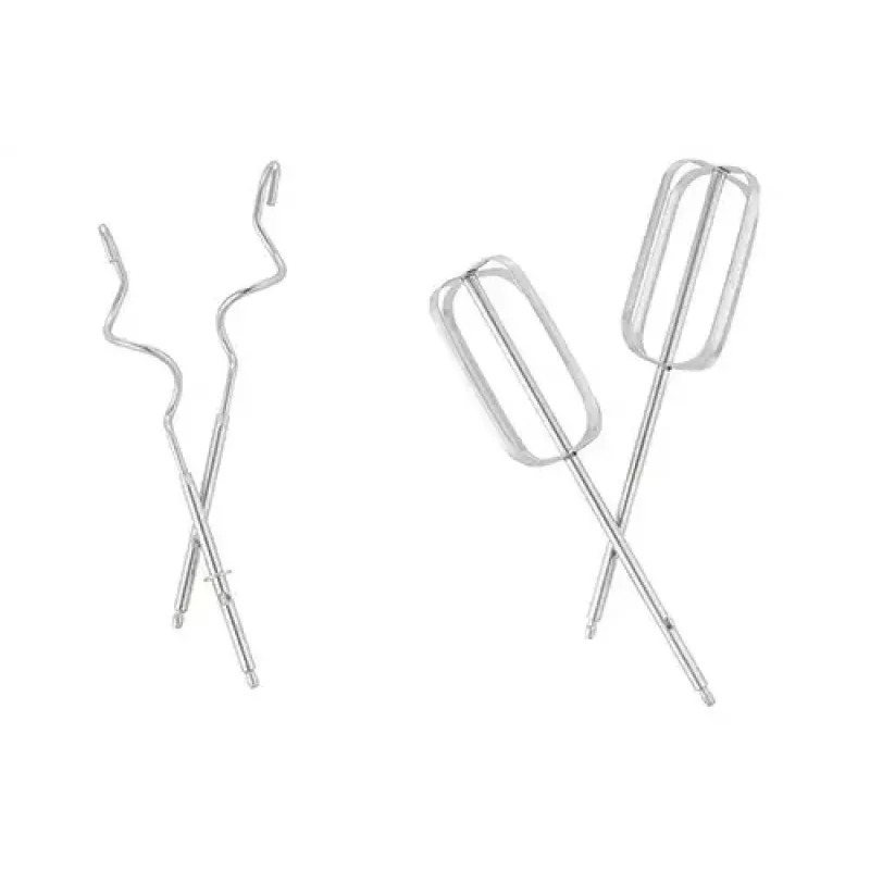 Handmixer Adler AD 4225 — 5 Geschwindigkeiten, Turbo, 300 W, Edelstahl/Silber-Schwarz, Rührbesen und Knethaken
