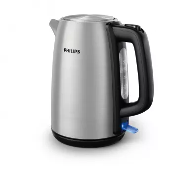 Philips Viva Collection HD9351/90 Wasserkocher, 1,7 L, 2020 W, Metall, Wasserstandsanzeige, kabellos, Filter