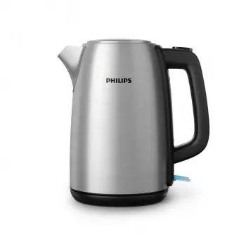 Philips Viva Collection HD9351/90 Wasserkocher, 1,7 L, 2020 W, Metall, Wasserstandsanzeige, kabellos, Filter
