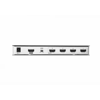 ATEN 4-Port True 4K at 60Hz (4:4:4), HDMI Splitter, HDMI, 4x HDMI, 4096 x 2160 Pixel, Schwarz, Metall, 4K Ultra HD