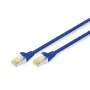 DIGITUS Patchkabel - CAT6a - S/FTP - Snagless - Cu - 50 cm - blau
