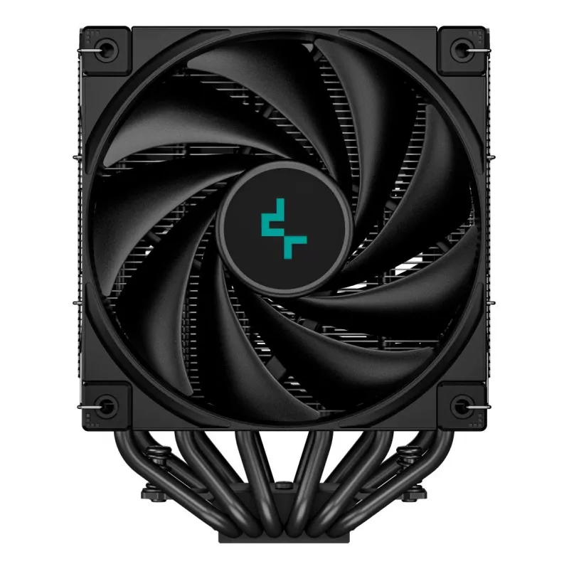 Luftkühler DeepCool AK620 12 cm, zwei 120-mm-Lüfter, 6 Heatpipes, TDP 260 W, PWM, FDB, Höhe 160 mm, schwarz