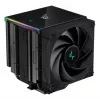 Luftkühler DeepCool AK620 12 cm, zwei 120-mm-Lüfter, 6 Heatpipes, TDP 260 W, PWM, FDB, Höhe 160 mm, schwarz