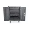 DIGITUS Lade-Trolley 30 Ladeplätze, 15.6 Zoll, schwarz 1100 x 700 x 650 mm, inkl. USB, PDU, Lüfter