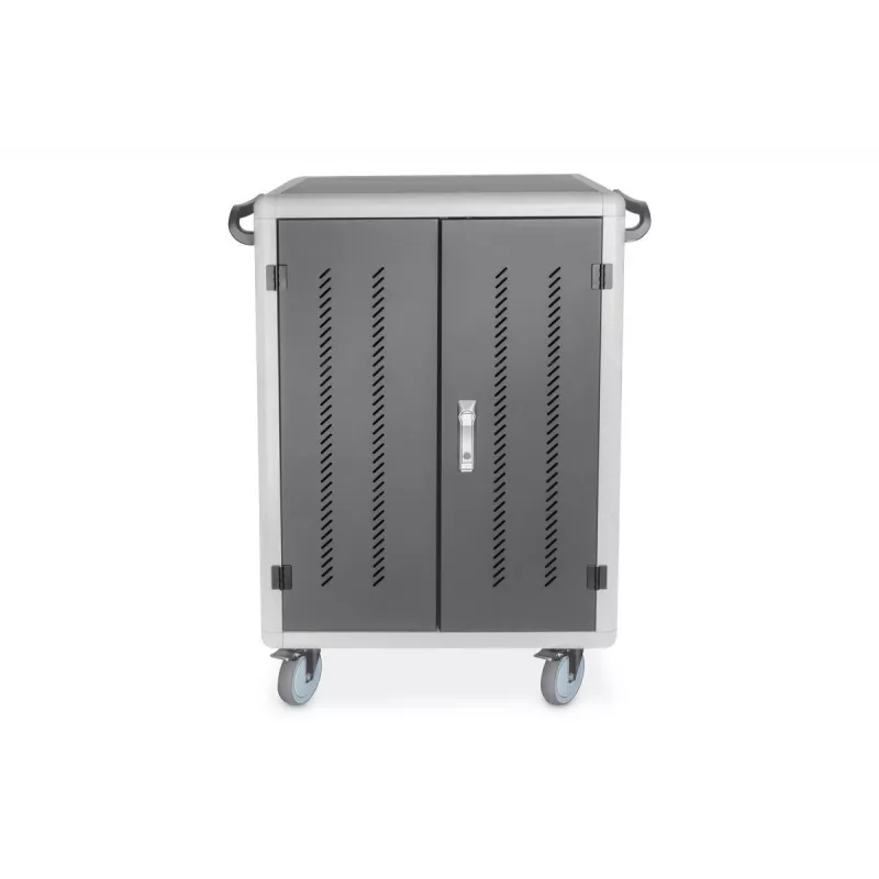 DIGITUS Lade-Trolley 30 Ladeplätze, 15.6 Zoll, schwarz 1100 x 700 x 650 mm, inkl. USB, PDU, Lüfter