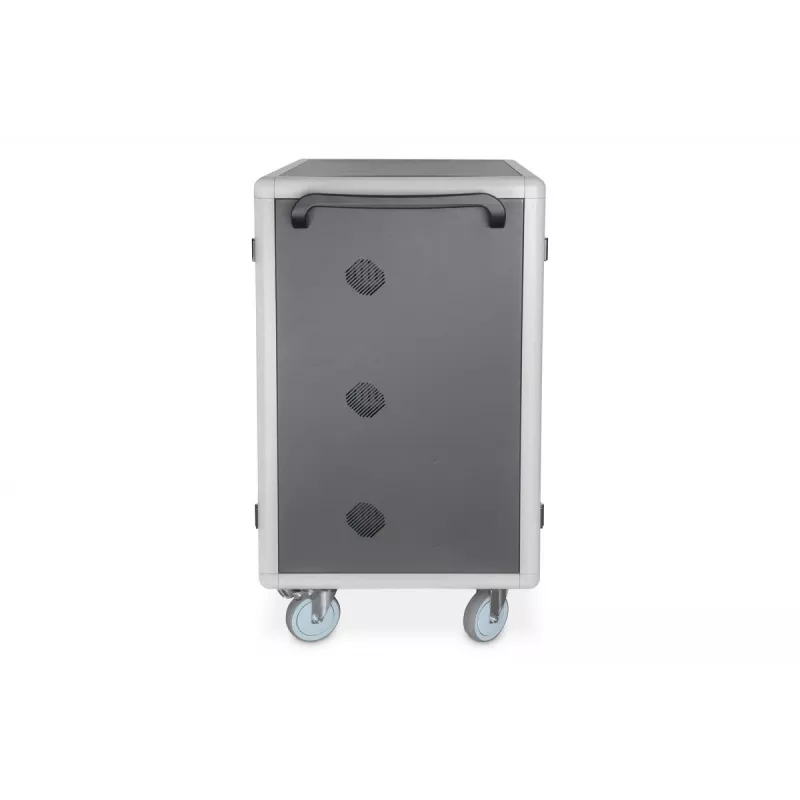 DIGITUS Lade-Trolley 30 Ladeplätze, 15.6 Zoll, schwarz 1100 x 700 x 650 mm, inkl. USB, PDU, Lüfter