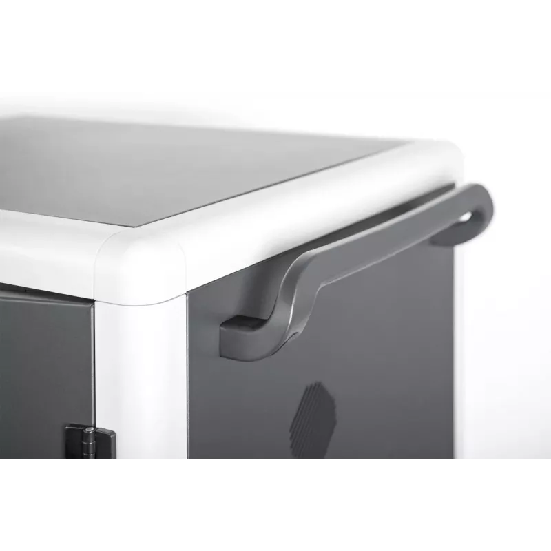 DIGITUS Lade-Trolley 30 Ladeplätze, 15.6 Zoll, schwarz 1100 x 700 x 650 mm, inkl. USB, PDU, Lüfter