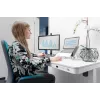 DIGITUS Elektrisch höhenverstellbarer Schreibtisch 120x60x12cm mit USB weiß