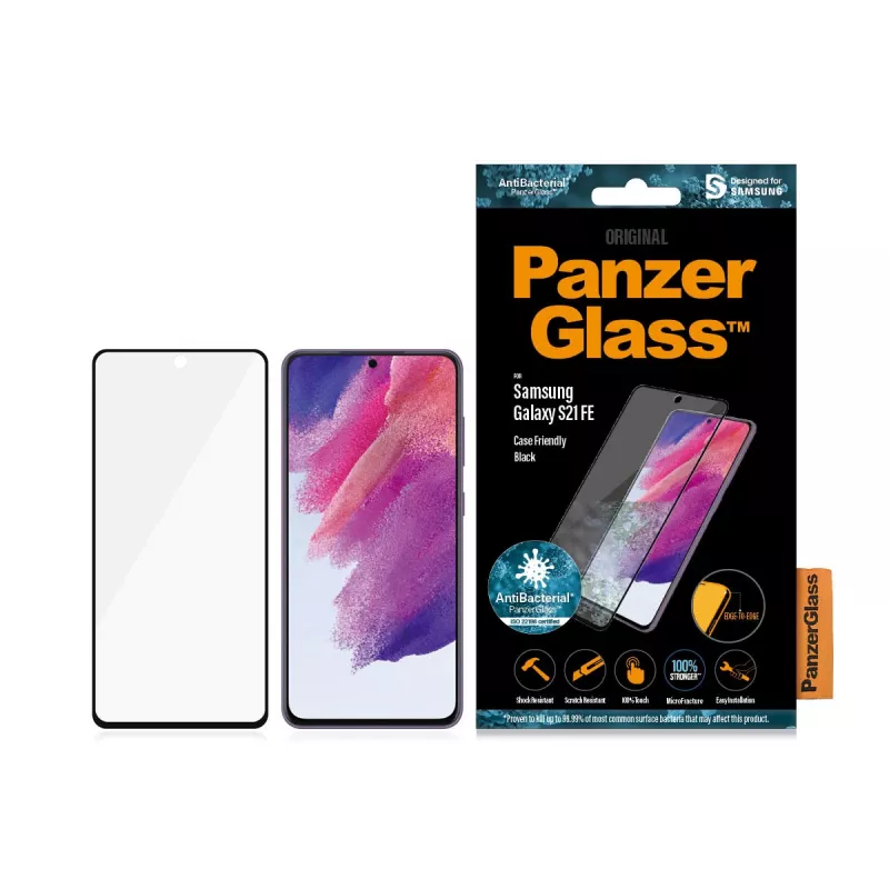 PanzerGlass Displayschutzglas für Samsung Galaxy S21 FE