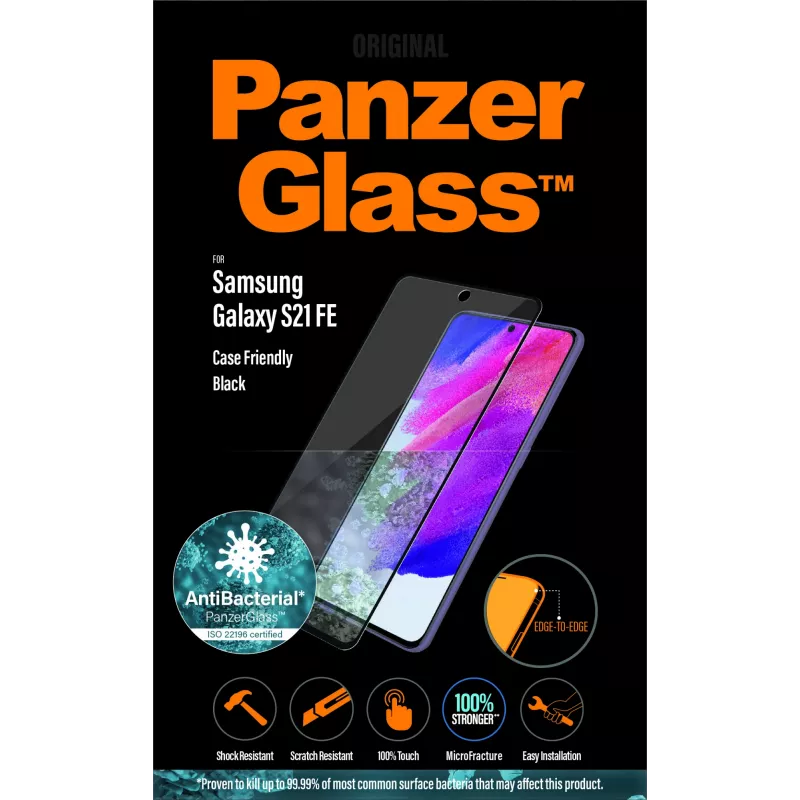 PanzerGlass Displayschutzglas für Samsung Galaxy S21 FE