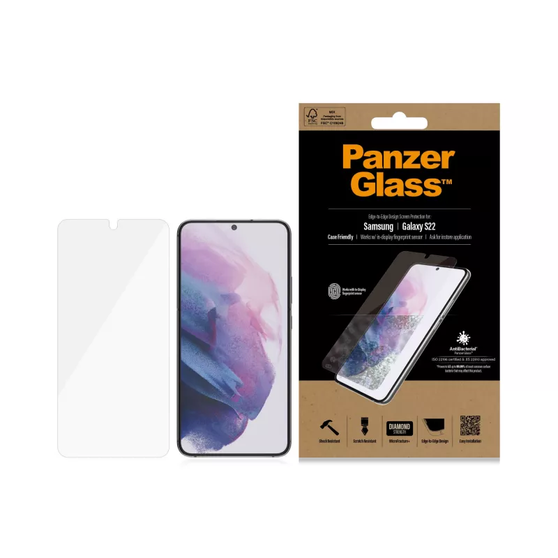 PanzerGlass ® UltraForce1 Samsung Galaxy S22 5G | Displayschutzfolie