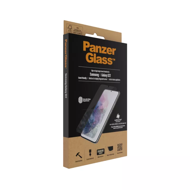 PanzerGlass ® UltraForce1 Samsung Galaxy S22 5G | Displayschutzfolie
