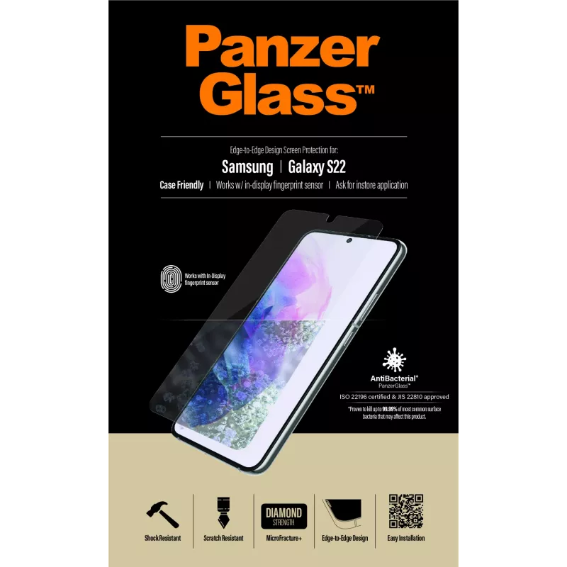 PanzerGlass ® UltraForce1 Samsung Galaxy S22 5G | Displayschutzfolie