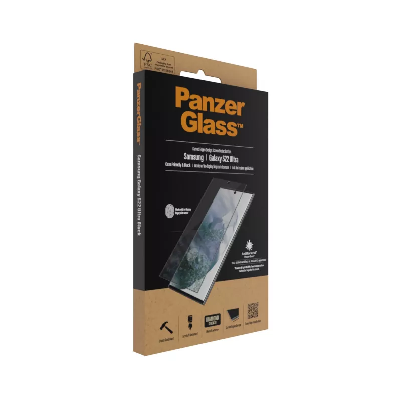 PanzerGlass ® UltraForce1 Samsung Galaxy S22 Ultra 5G | Displayschutz
