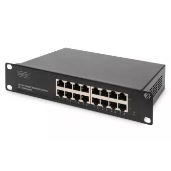 DIGITUS 16-Port Gigabit Ethernet Switch 10 Zoll unmanaged