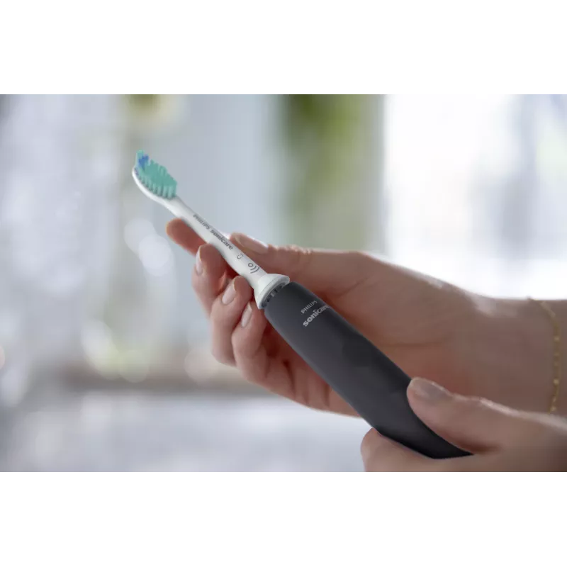 Philips Sonicare 3100 series 3100 series HX3675/15 2er-Pack schall-elektrische Zahnbürsten – Schwarz & Pink