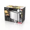 Toaster Adler AD 3214, 2-Scheiben Edelstahl, 900 W, 7 Bräunungsstufen, Auftauen/Wiederaufwärmen/Automatische Abschaltung
