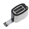 Toaster Adler AD 3214, 2-Scheiben Edelstahl, 900 W, 7 Bräunungsstufen, Auftauen/Wiederaufwärmen/Automatische Abschaltung