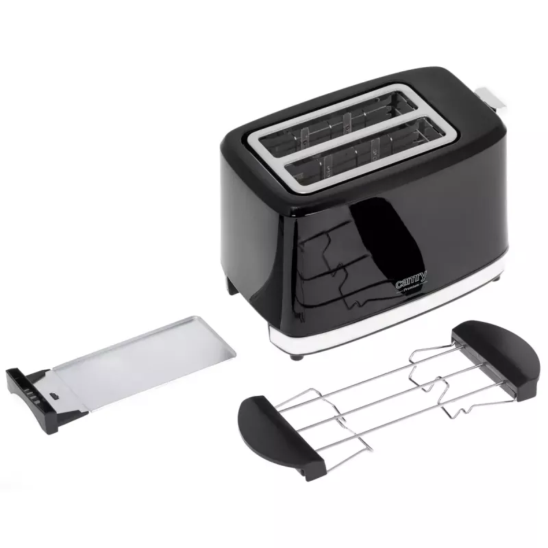Toaster Camry Premium CR 3218 2 Scheiben 900 W Schwarz Silber