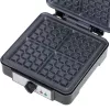 Waffeleisen Adler AD 3049, 4 quadratische Waffeln, antihaftbeschichtet, 1800 W, schwarz