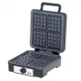 Waffeleisen Adler AD 3049, 4 quadratische Waffeln, antihaftbeschichtet, 1800 W, schwarz