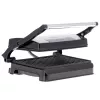 Kontaktgrill Adler AD 3052 rechteckig Stahl/Schwarz, 1200 W, Rostoberfläche, verriegelbarer Deckel