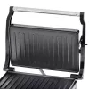 Kontaktgrill Adler AD 3052 rechteckig Stahl/Schwarz, 1200 W, Rostoberfläche, verriegelbarer Deckel