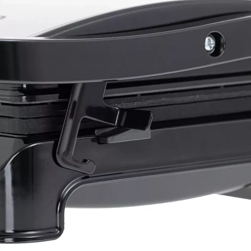Kontaktgrill Adler AD 3052 rechteckig Stahl/Schwarz, 1200 W, Rostoberfläche, verriegelbarer Deckel