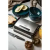 Kontaktgrill Adler AD 3052 rechteckig Stahl/Schwarz, 1200 W, Rostoberfläche, verriegelbarer Deckel