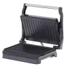 Kontaktgrill Adler AD 3052 rechteckig Stahl/Schwarz, 1200 W, Rostoberfläche, verriegelbarer Deckel