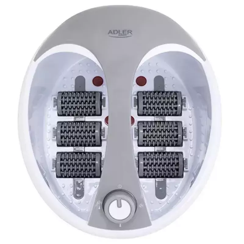 Fußbad Adler AD 2177 — Infrarot-Fußmassagegerät mit Wärme, Vibration, Sprudel, 450 W, 5,6 l Tank, ergonomischem Griff