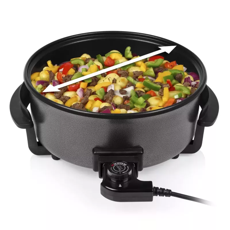 Multifunktionspfanne Tristar PZ-9135 XL Rund Schwarz Stahl 1500W