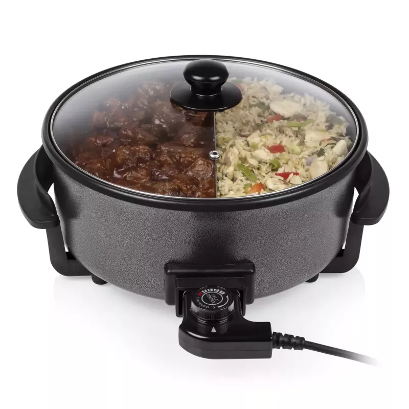 Multifunktionspfanne Tristar PZ-9135 XL Rund Schwarz Stahl 1500W