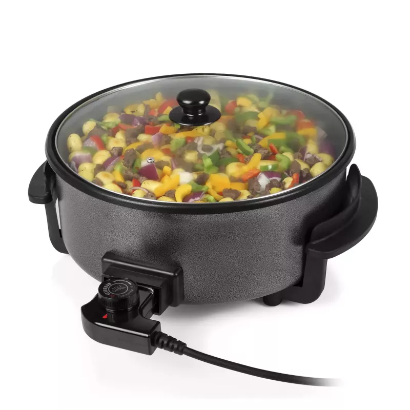 Multifunktionspfanne Tristar PZ-9135 XL Rund Schwarz Stahl 1500W