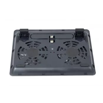 GEMBIRD Notebook 15.6in Cooling Stand, Compact Dual-Fan - Schwarz