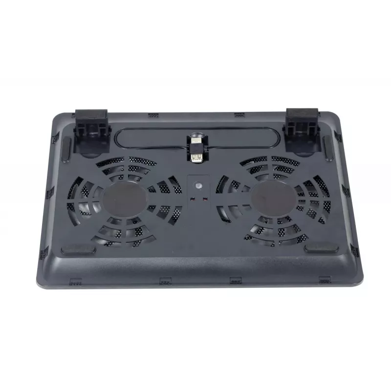 GEMBIRD Notebook 15.6in Cooling Stand, Compact Dual-Fan - Schwarz