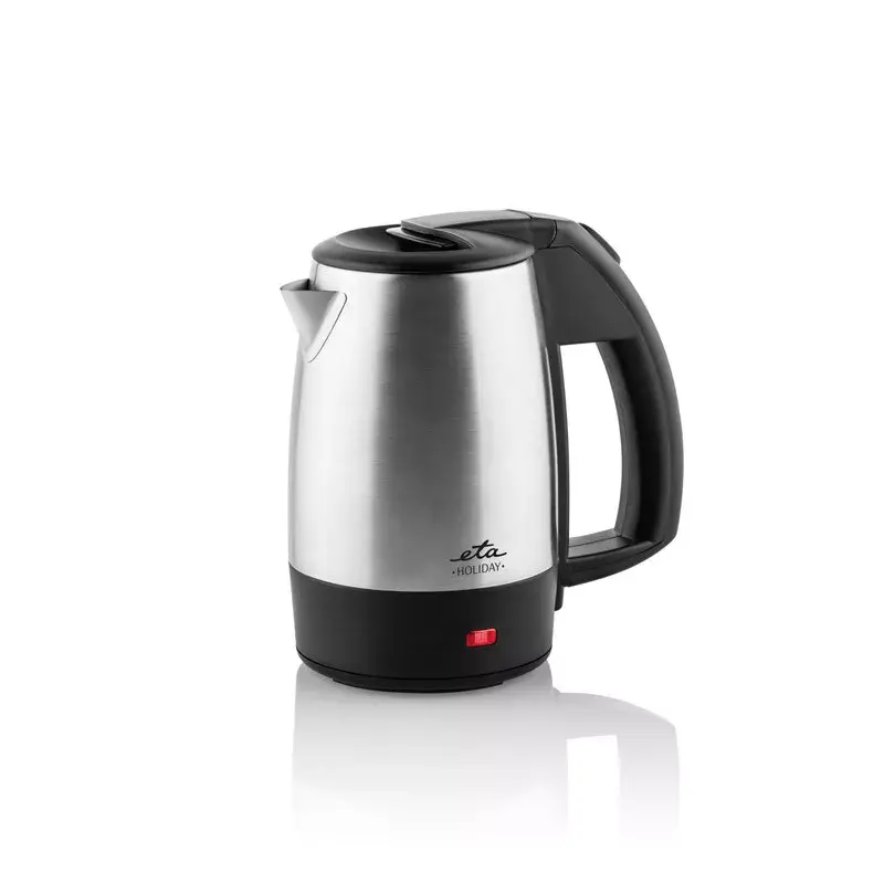 ETA Holiday Reise-Wasserkocher 0,5 L 1000 W Schwarz Edelstahl