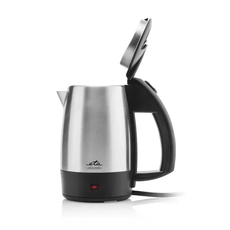 ETA Holiday Reise-Wasserkocher 0,5 L 1000 W Schwarz Edelstahl