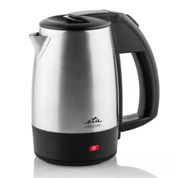 ETA Holiday Reise-Wasserkocher 0,5 L 1000 W Schwarz Edelstahl