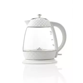 Wasserkocher Eta Crystal 1,7 L 2200 W Transparent Weiß