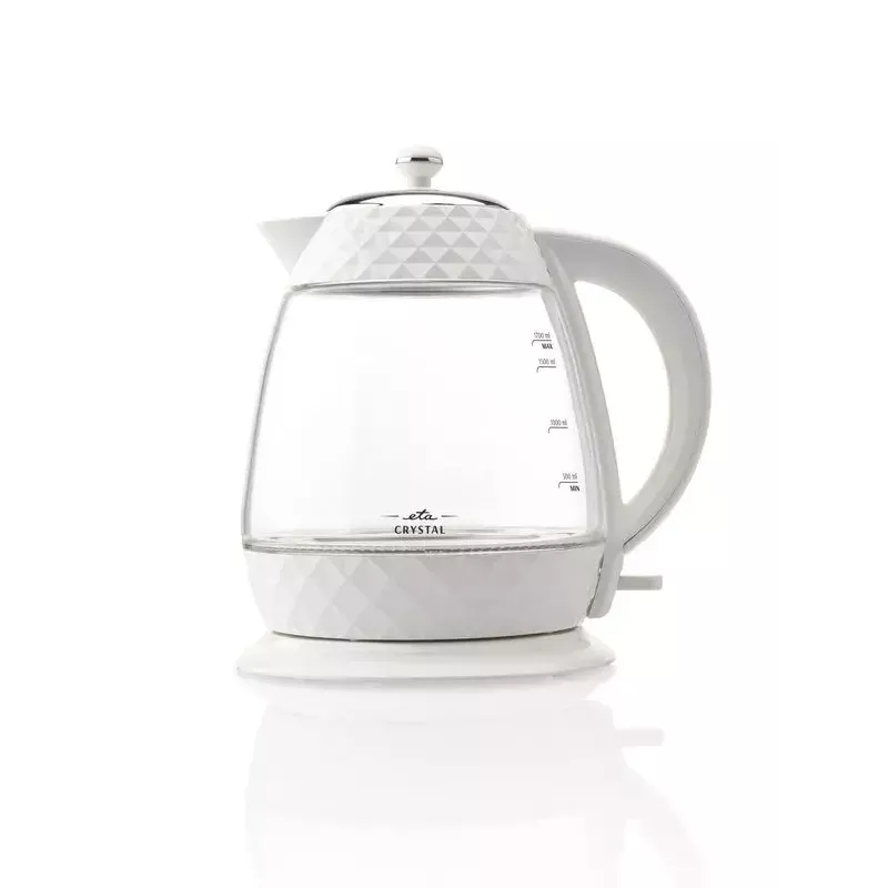 Wasserkocher Eta Crystal 1,7 L 2200 W Transparent Weiß