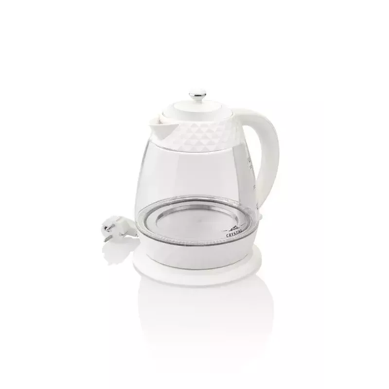 Wasserkocher Eta Crystal 1,7 L 2200 W Transparent Weiß