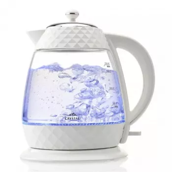 Wasserkocher Eta Crystal 1,7 L 2200 W Transparent Weiß