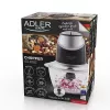 Elektrischer Zerkleinerer Adler AD 4082, 1,2-L-Glasschüssel, 300 W, 2 Geschwindigkeiten, Puls, Edelstahlklingen
