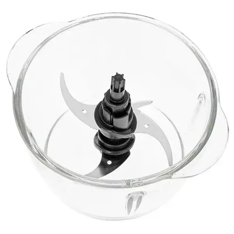 Elektrischer Zerkleinerer Adler AD 4082, 1,2-L-Glasschüssel, 300 W, 2 Geschwindigkeiten, Puls, Edelstahlklingen